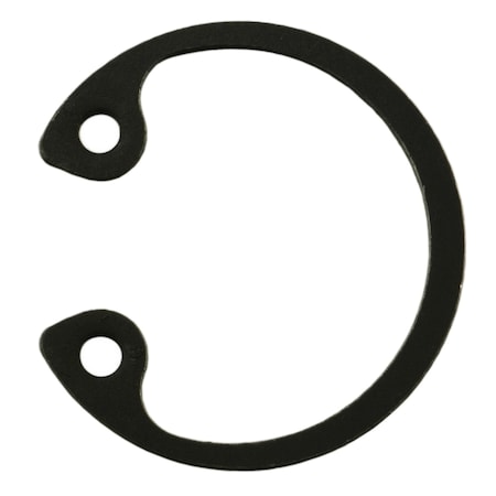 Midwest Fastener Internal Retaining Ring, Steel, Zinc Plated Finish, 9/16 in Bore Dia., 25 PK 73185